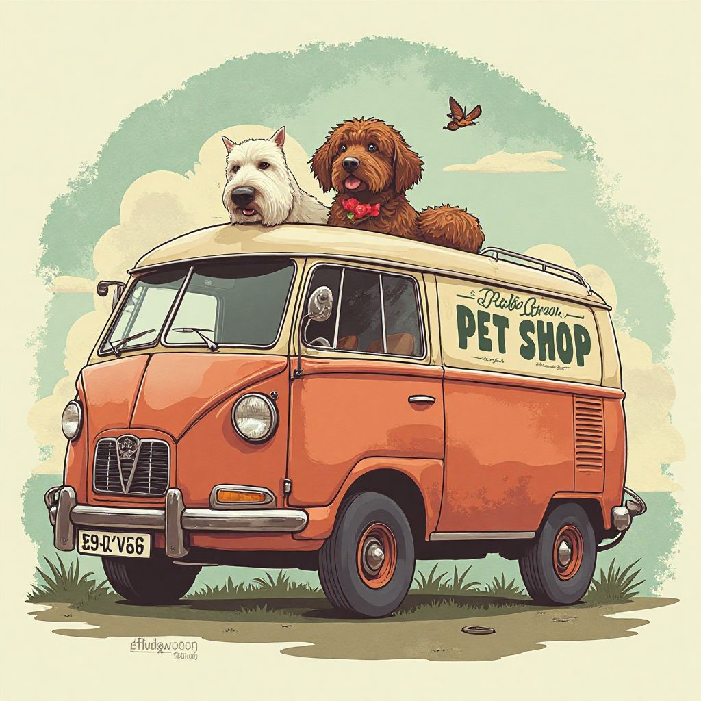Pet Shop delivery van