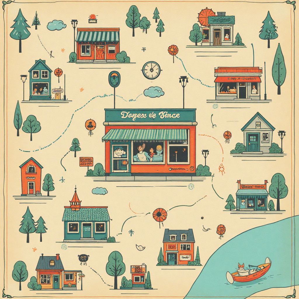 Map to Pet Shop Wonderland location